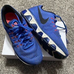 Nike Air Women’s Max Tailwind Running‎ Sneakers size 9.5 blue/orange walking